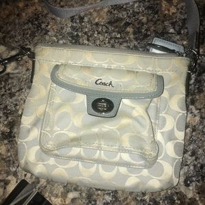 Coach Crossbody Purse (Light Blue)
